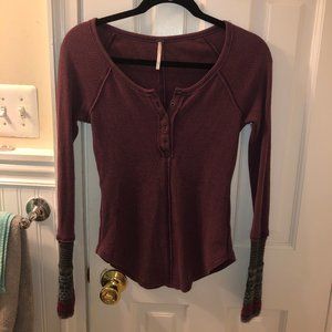 Free People Long Sleeve Tee